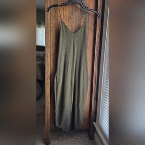Express Olive Green Knit Dress